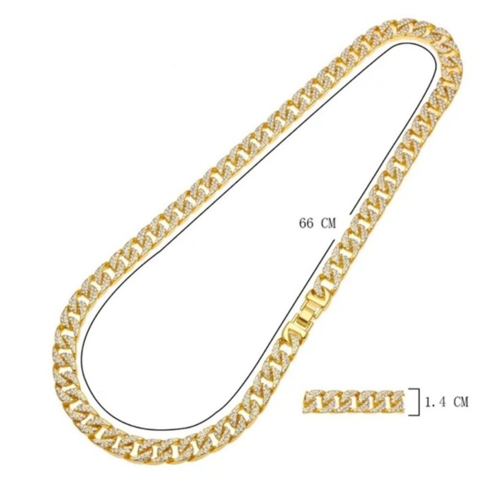 Brand New Iced Out Cuban Link Chain - Picture 2 of 3